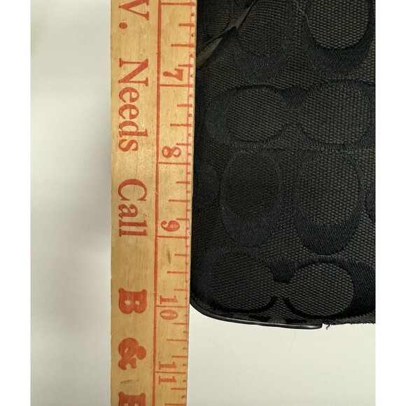 Coach Gallery Womens Tote Bag In Signature Canvas Graphite Black - Picture 6 of 10